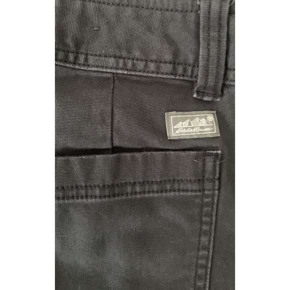 Eddie Bauer Women Sz 8 Pants Charcoal Gray Capri Straight Leg Outdoor Hiking - Picture 5 of 11